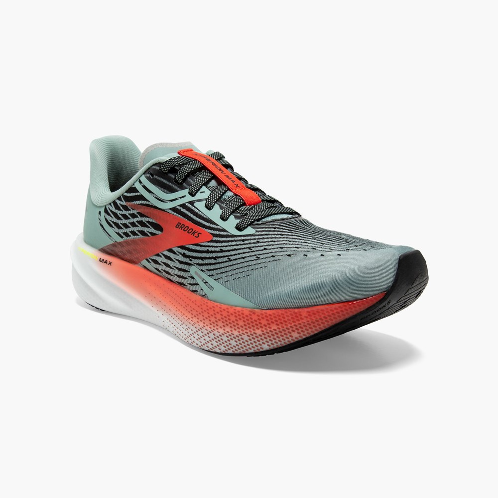 Chaussure Running Brooks Hyperion Max Rose Noir Orange Femme | ZGK-3832032